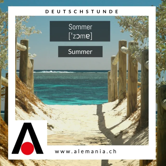 Der Sommer ist bald da – und dein Deutsch wird heiss! 🔥 Lernen geht auch mit Sonnenbrille!

📚👌🤓🎓Lerne schnell, effizient und mit Spass die deutsche Sprache. Konversation & Grammatik sind die Grundlage um Deutsch zu lesen, hören, verstehen und zu schreiben.

NUTZE DEINE VORTEILE & BUCHE JETZT DIREKT ONLINE:
❤️ GRATIS EINSTUFUNGSTEST
❤️ GRATIS PROBELEKTION
❤️ BESTIMME DEINE ZAHLUNG SELBST | IN 1 - 3 RATEN ZAHLEN

❤️ fast 20 Jahre Erfahrung und 100 DaF-Lehrer:innen. Alemania ist die beste Wahl wenn es um Deutsch geht.

Mehr Informationen über die Alemania:
📧 zuerich@alemania.ch
☎️ +41 (0) 44 300 33 44
🚩 Badenerstrasse 333 | 8003 Zürich

📧 luzern@alemania.ch
☎️ +41 (0) 41 202 11 11
🚩 Pilatusstrasse 20 | 6003 Luzern

📧 bern@alemania.ch
☎️ +41 (0) 31 332 31 31
🚩 Belpstrasse 48 | 3007 Bern

#deutschlernen #deutschwissen #sprachschule #deutschkurs #germanlessons #deutschfürpflegeberufe #deutschkursmedizin #deutschfürpflege #vokabelnlernen #aprenderaleman #alemanfacil #telcprüfung #sprachkurse #germancourse #germanschoolzurich #escoladealemão #cursodealemão #goatheinstitut #aprendendoalemão #aulasdealemão #germanclasses
